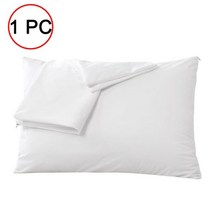 방수 베개 커버 케이스 보호 알러지 진드기 방지 빈대 지퍼 크기 1 개, 51x76cm, pillow case-1p