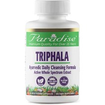 파라다이스 허브 트리팔라 추출물 비건 유전자 변형 성분 없음 글루텐 프리 60 식물성 캡슐, 기본