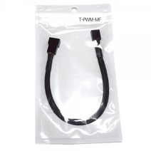 티테크 쿨러 PWM 4핀 연장 케이블 26cm/T-PWM-MF/매쉬 타입/슬리빙/PWM 4핀 케이블을 길이 연장할때 사용