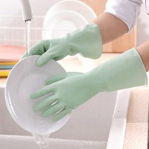 공유 열탕소독 가능한 야무진 고무장갑 10입, 민트, 중(M)