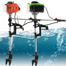 선외기 낚시 배 보트 예초기 엔진 소형 고무 추진기 2행정 4행정 40cc 70cc, 4행정 가솔린 4.5마력