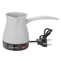 가정용커피머신 업소용커피머신 자동 에스프레소 원두 커피 머신 메이크 500W 500ml 스테인레스 스틸 분리 이탈리아 모카 냄비 그리스 터키어 전기 포트 휴대용, 하얀, 중국