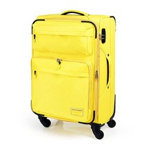 던롭DUNLOP 던롭 여행가방 DEV074 화물용 엘로우 24인치 소프트캐리어