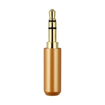 가전제품 전자기기 3.5mm 3 극 스테레오 잭 핀 남성 금도금 헤드폰 수리 어댑터 금속 합금 오디오 와이어 솔더 커넥터, [04] Orange, [02] 2 Pcs