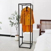 코코디피 가루 옷가게 디스플레이 옷걸이 디자인 행거 맞춤 주문제작 긴옷 롱패딩 롱코트 롱원피스 헹거, 핑크