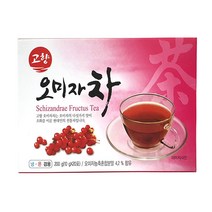 유니크앤몰 고향 오미자차 복숭아홍차 냉온겸용 홍차 과일차, 5개, 고향 오미자차20개입