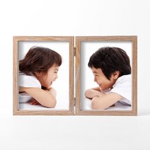 포토프레임 접이식 2단 액자 6x8 스토리액자