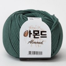 아몬드 뜨개실 코마면 튜브사 면사 가방 의류 인형 만들기 소품실 아기실 패브릭얀 코바늘실, 39.블루그린