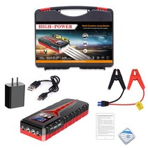 밧데리재생기 (에서 선박 us) 12V 자동차 점프 스타터 가솔린 디젤 차량 298000mAh 휴대용 배터리 충전기, 01 simple