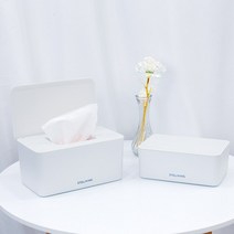 물티슈 커버 케이스 디스펜서 마스크 보관함 완벽밀페(대형입고), 대형, 화이트, 1개