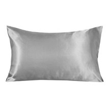 편안한 새틴 헤어 뷰티 베개 케이스 홈 데코 베개 커버 쿠션 홈 데코, 02 51cm x 76cm, 03 gray_02 51cm x 76cm