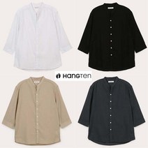 [행텐]남성 텍스쳐드 7부 셔츠(10320-020-411-89) 남성 베이직 7부 남방
