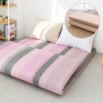 아르떼베딩 순면누빔 요매트 100%국산 바닥요(요커버+솜매트)_8CM, 몰리, 핑크