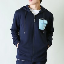 블루포스 남녀공용 BG스텔츠후드집업(JJHZM5) 국내생산 베이직 트레이닝 점퍼 커플 단체복