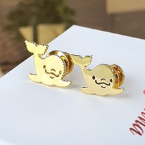 [후원/한정수량] 우영우 돌고래 상괭이 후원 뱃지 고래 굿즈 소품 기부뱃지