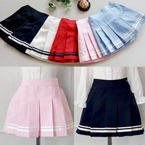 [교복몰] 에이미 A라인 두줄 주름치마 6color 여아용 주니어 초