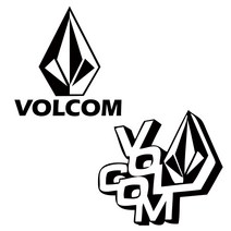 VOLCOM 볼컴 데칼 스노우보드 튜닝 스티커, 1개, 선택-1화이트(대)