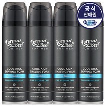 포멀비 쉐이빙폼 면도크림 쿨킥 오리지널 센서티브 200mlX4개, 오리지날 4개
