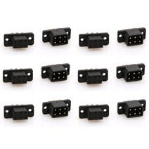 6 쌍 mx-6 핀 vtol 서보 커넥터 빠른 연결 남성 여성 플러그 모델 액세서리 rc 터보젯 드론용 방향타 어댑터, 6쌍 mx6