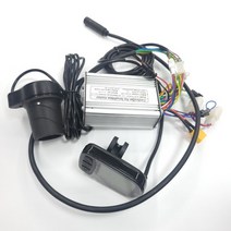 당진아재전기자전거 컨트롤러+스로틀+계기판+모터연결선 세트 36v48v