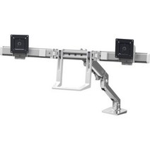 Ergotron 에르고트론 HX 데스크 듀얼 모니터 암 2화면 알루미늄 32인치(4.5~15.9kg)까지 VESA 규격 지원 45-476-026, 1개