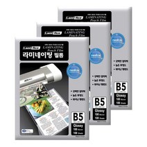 라미에이스 코팅필름 100MIC, B5, 300개