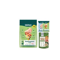 이즈칸 독 퍼포먼스 어덜트 2.5kg +사료샘플 랜덤 2개+기력보충 죽 1개 증정, 이즈칸 독 퍼포먼스 어덜트 2.5k