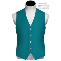 이럭셔리클럽 기본 무지 TR 스판 조끼 베스트 VE190709