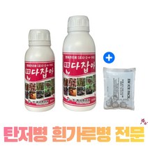 탄저병 모두싹 다잡아 300ml 500ml + em팩 세트 유황비료 유기농 고추 탄저병 약 유황 53% 사과 오이 병해관리 비료, 다잡아300ml + em 아이스팩