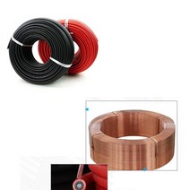 ALLMEJORES 태양광 PV 케이블 레드 블랙 패널 시스템용 TUV UL 승인 롤 당 10m 1500v 4mm2 6mm2 12 10AWG, [01] 12AWG 10m Black