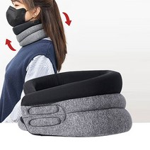 더나은 거북목 가벼운 목고정보호대 바른자세 탈부착 목교정기