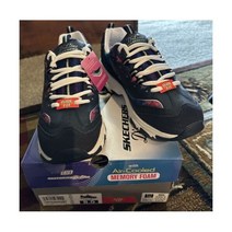 스케쳐스 딜라이트 여성 Skechers Women Shoes DLites Lace Up Sneakers Galaxy Fantasy 8.5 Wide Fit NIB