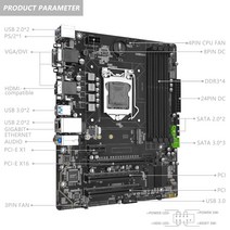 마더보드 메인보드 기계공 B85 마더 보드 LGA1150 지원 I7/I5/I3 셀러론/펜티엄 제온 E3 시리즈 CPU 프로세서 DDR3 데스크탑 RAM B85M PRO