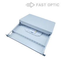 FDF 1U 광분배함 SCPC SCAPC 12포트 광통신자재, 12포트 함체, LC/PC - 12개 장착