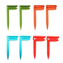 비치 타월 패스너 클립 방풍 피크닉 매트 클립 담요 피크닉 고정 페그 플라스틱 타월 클램프 캠핑 여행 해변 데이용