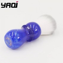 구렛나루 수염 Yaqi 24mm 북극 하늘 딥 블루 핸들 망 면도 브러쉬 수염 브러쉬