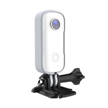 바디캠 소형캠 액션캠 Sjcam-미니 와이파이 카메라 1080P 30FPS 스마트 액션 스포츠 30M 방수 케이스 마운트 자전거 캠 DV 캠코더, 하얀_카메라만