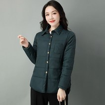 DFMEI 얇은 패딩 가을 겨울 베이직 여성 점퍼