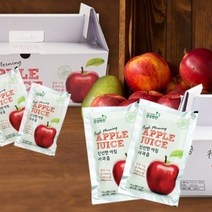 신선한 아침 사과즙 50포 100%사과착즙 영양사과즙 착즙주스 사과착즙주스 선물세트