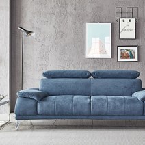 끌레오 페넬로페 3인용 아쿠아텍스 스웨이드 생활방수 인테리어 패브릭 소파 CL303, 그레이블루