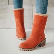 여성 겨울 모피 따뜻한 눈 부츠 숙녀 따뜻한 양모 부츠 발목 부팅 편안한 신발 플러스 크기 35-43 캐주얼 여성 중반 부츠