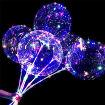 LED 풍선 이벤트 생일 선물 파티, 2.LED 풍선세트-스틱, AA 건전지 2개입