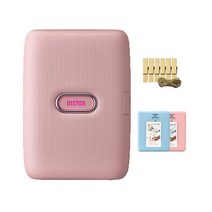 인스탁스 미니 링크 포토프린트+선물/폴라로이드, 더스키핑크