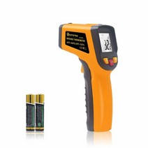 KETOTEK KT400Y 적외선 온도계 디지털 레이저 온도 건 고온 -50°C~400°C(-50℃~400℃) 비접촉 레이저 파이로미터 식품 오븐 산업용, 400℃