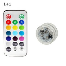 빔프로젝터렌탈 특수조명 업소용수족관 IP68 방수 다채로운 잠수정 LED 수 중 라이트 배터리 수영장 밤 빛 웨딩 파티 정원 장식 램프, [01] 1 controller 1 lamps