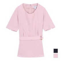 브랜드없음 페플럼 벨트 블라우스_M182005C
