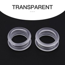 Fenice 컬러풀 실리콘 고무 손질 가위 링 내구성 있는 헤어 커팅 반려동물 가위에 적합한 재봉 도구 액세서리, [04] 100pcs, [18] transparent