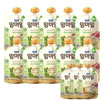 매일유업 맘마밀 안심이유식 9개월 4종 (총13개), 시금치10개+맛보기(녹황1+미역1+브로콜리1), 1세트
