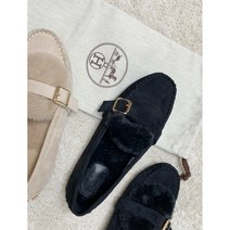 [발편한리얼토끼털 쿠션로퍼맛집 버클포인트VER] 렌디퍼안감 착화감좋은 블랙베이지 따뜻하고예쁜 재구매만족스러운 상품검수꼼꼼한 고급스러운 가을겨울보부드러운 얄쌍단화슈즈 (1cm)