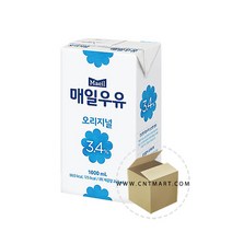 매일 멸균우유 1L 1박스(6개), 단품, 단품